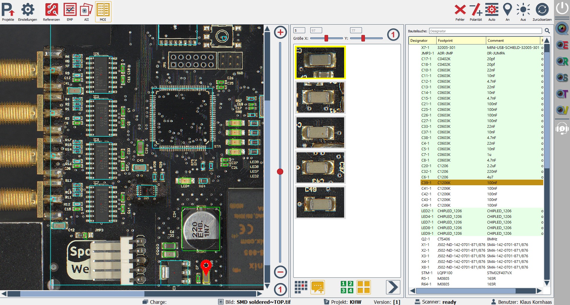 QUINS Easy Plus software preview